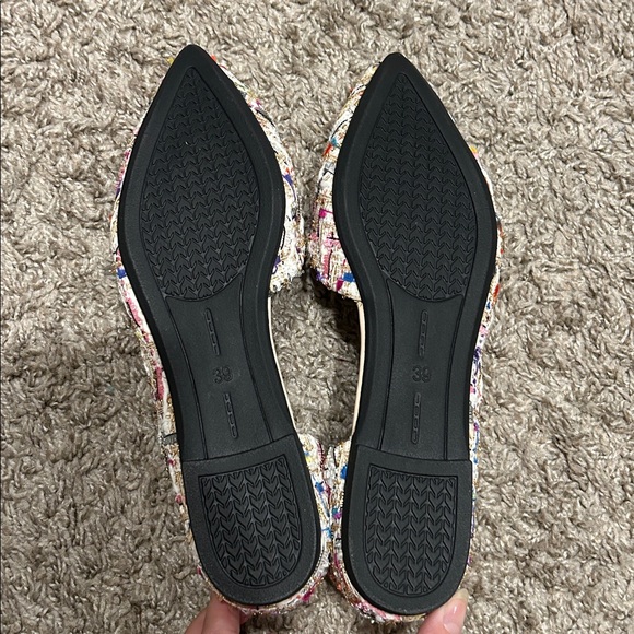 Multicolor Tweed Flats | Size 39 (8.5) - Picture 4 of 4